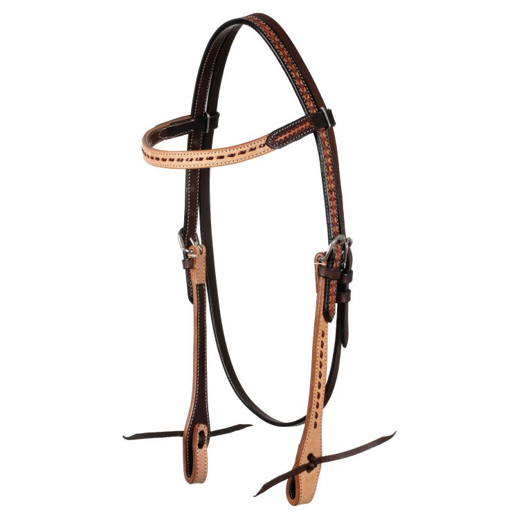 2 TONE WESTERN BRIDLE