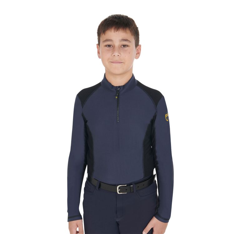 Boys' training base layer in technical fabric