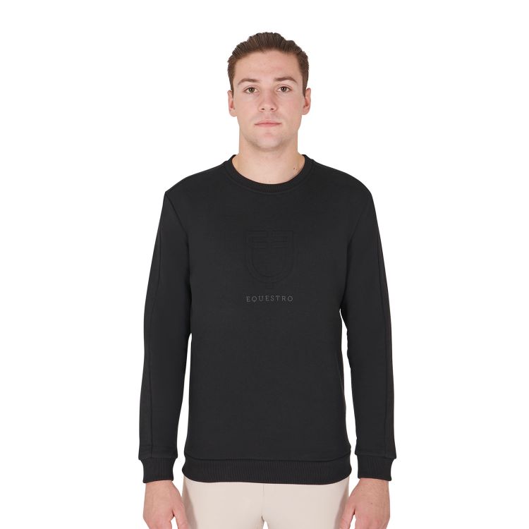 Men's cotton sweatshirt with logo