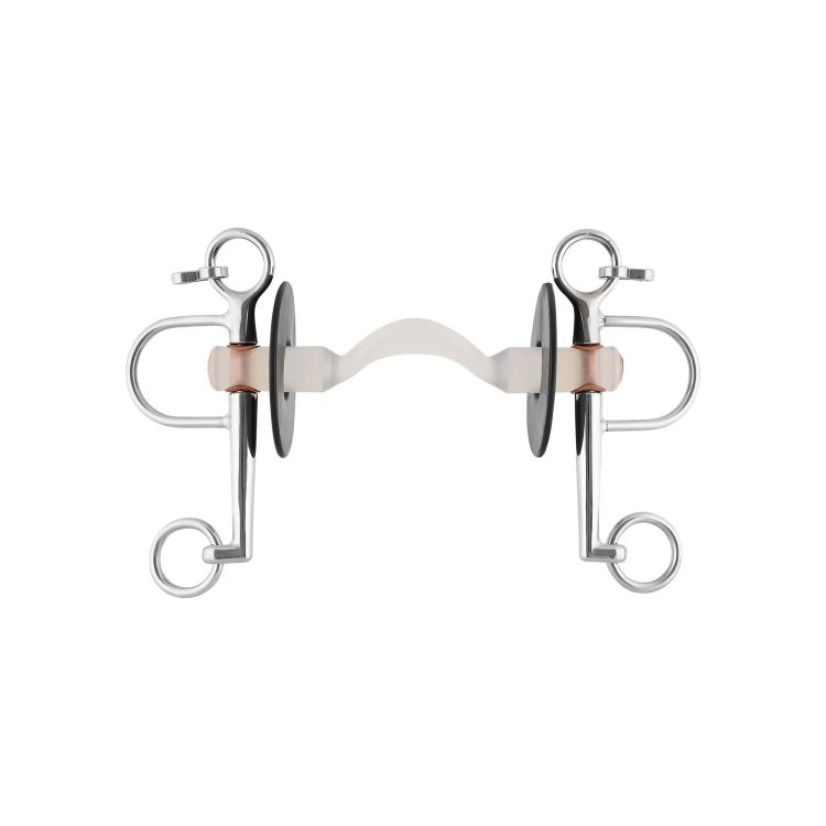 NATHE PELHAM 20MM W.HARD MULLEN 
 MOUTH W.PORT AND LONG CHEEKS