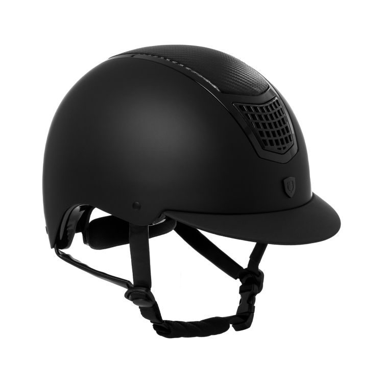 Unisex helmet carbon insert and shiny frame