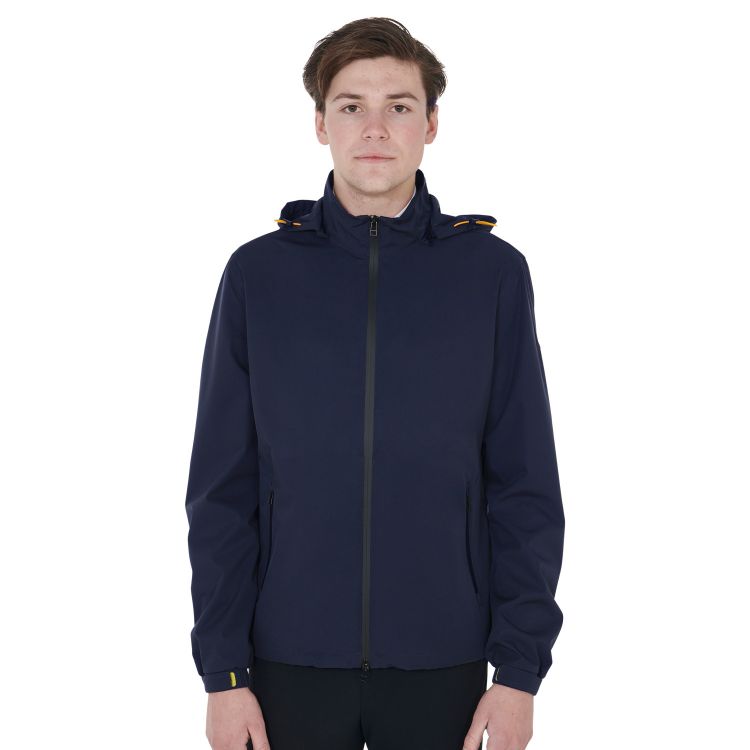 Men's three-layer technical raincoat