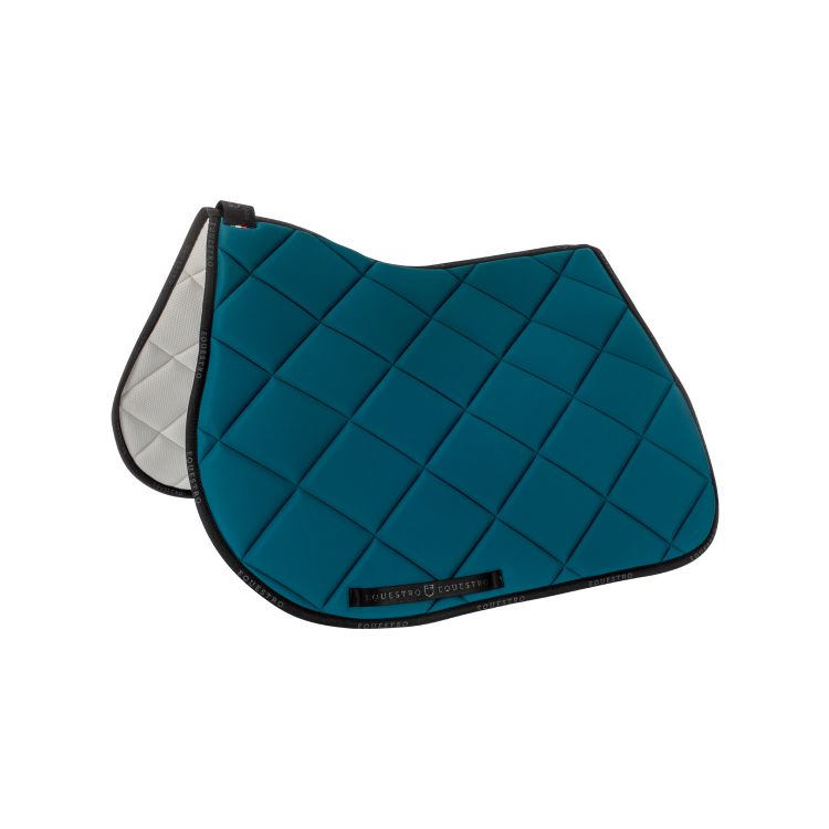 Jumping saddle pad breathable technical fabric