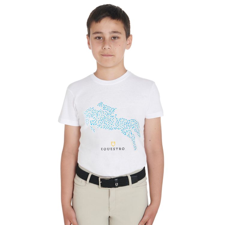 Boy's slim fit Jump print cotton t-shirt