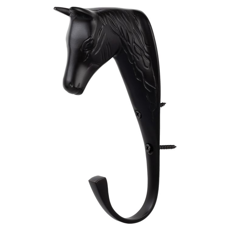 Solid Brass Horse Head Hook