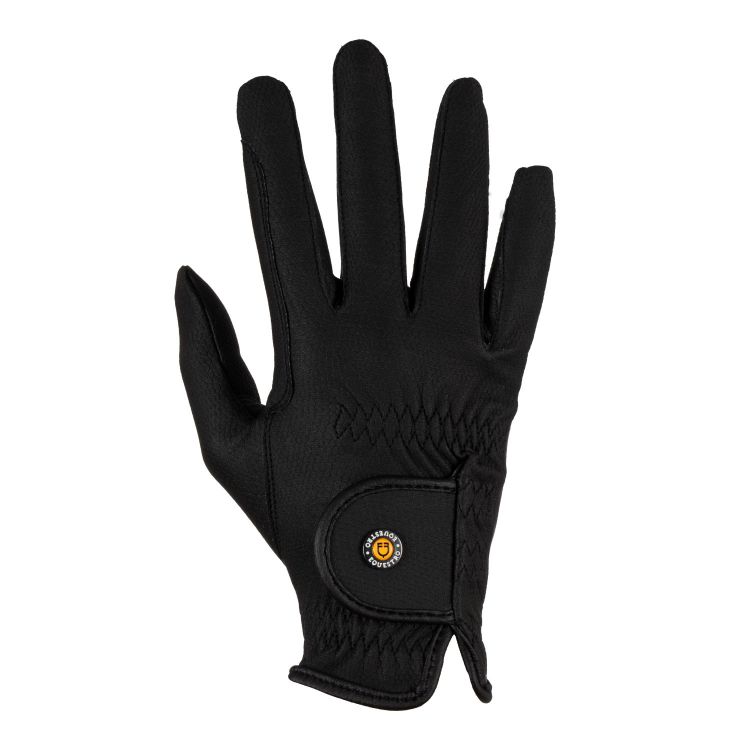 Unisex gloves in synthetic leather with Velcro closure