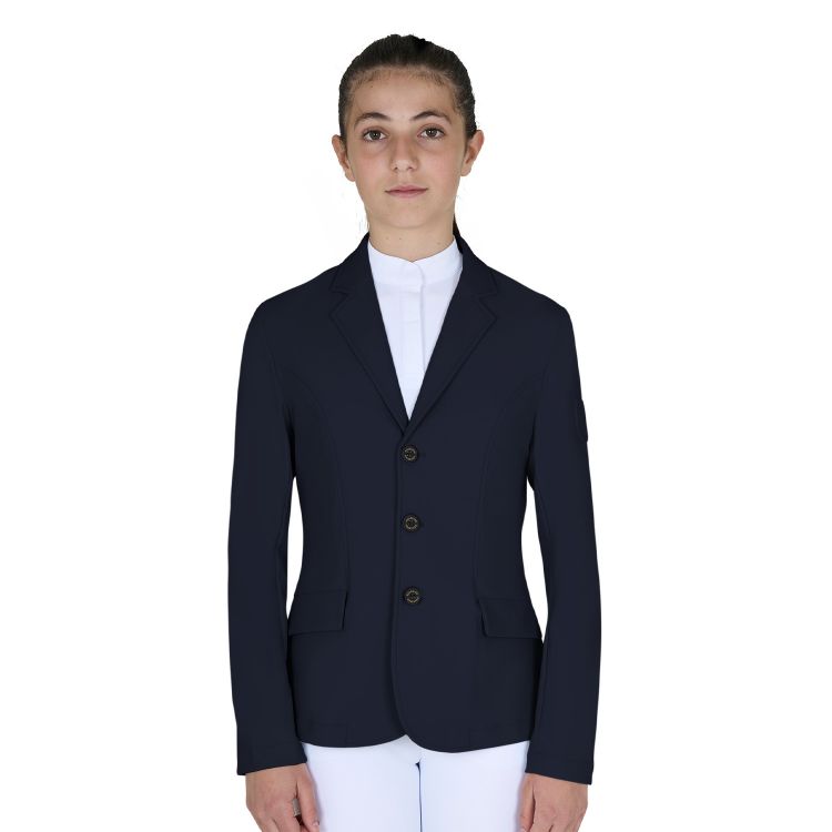 Kids' slim fit three button competition jacket