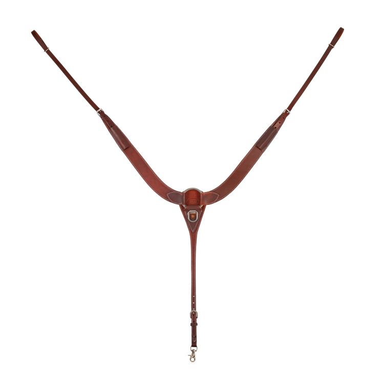 Western leather breastplate