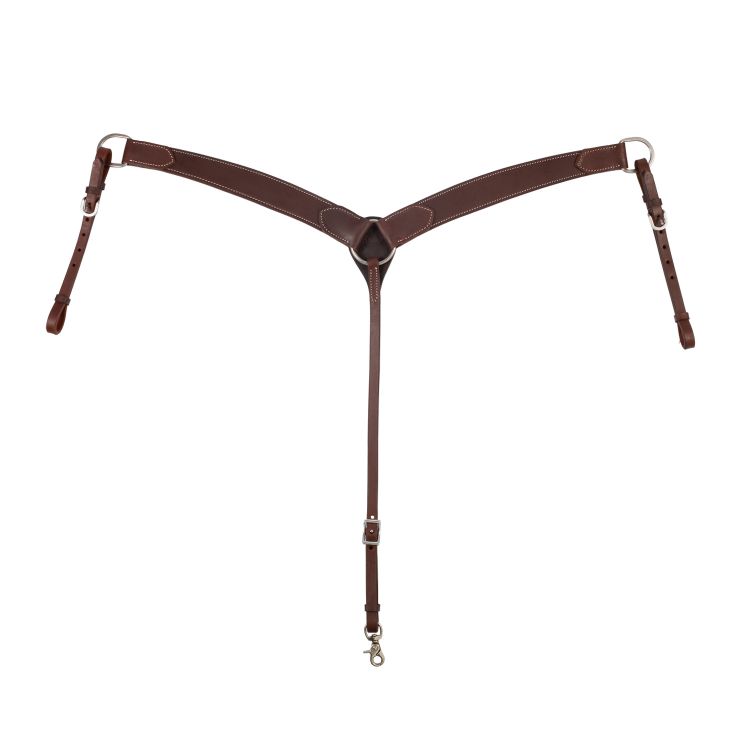Western leather breastplate