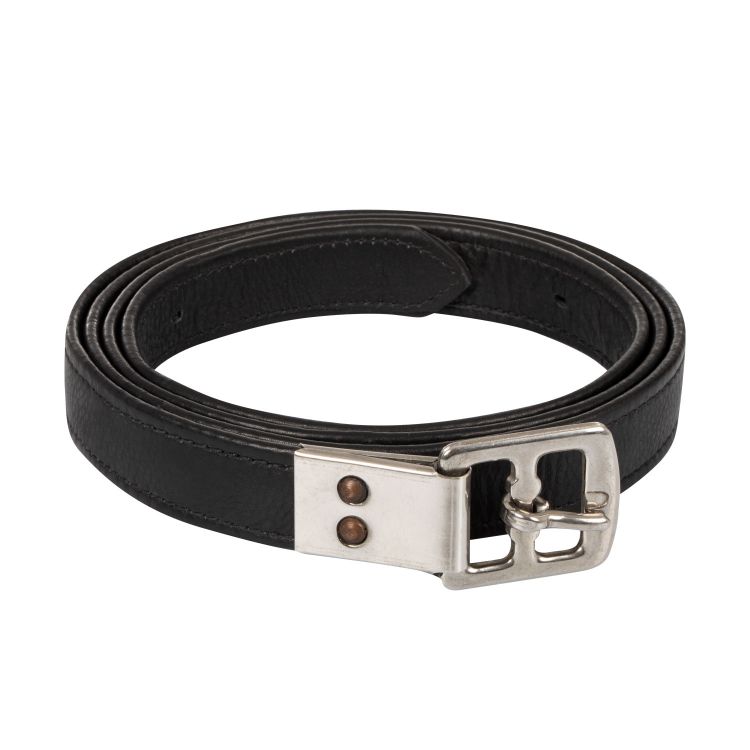STAINLESS STEEL CAPSULE LEATHER STIRRUPS
