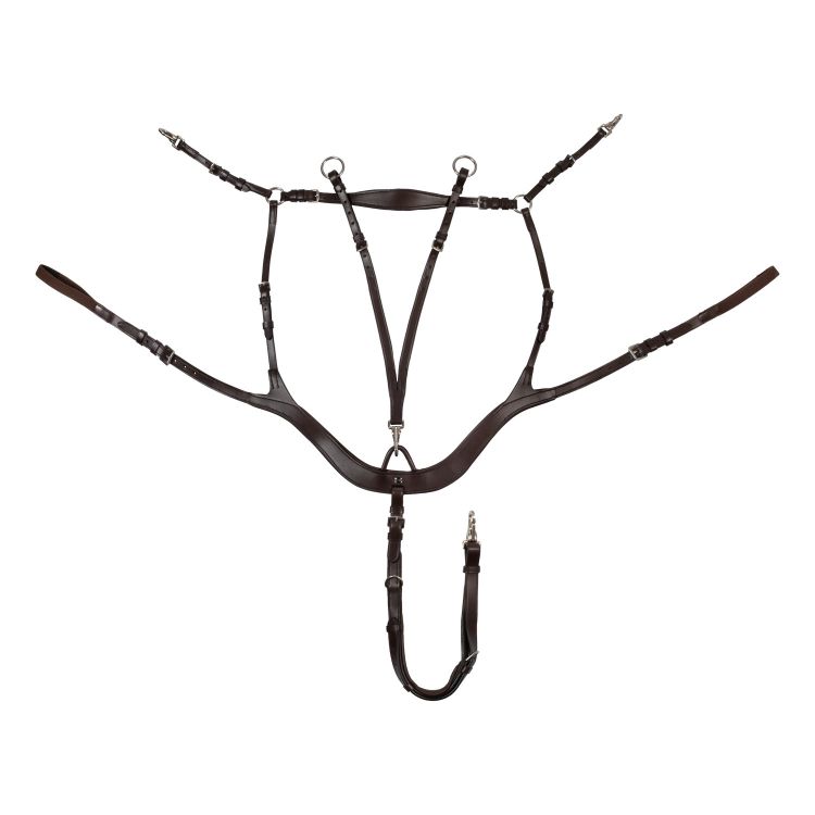 Anatomic leather hunting breastplate