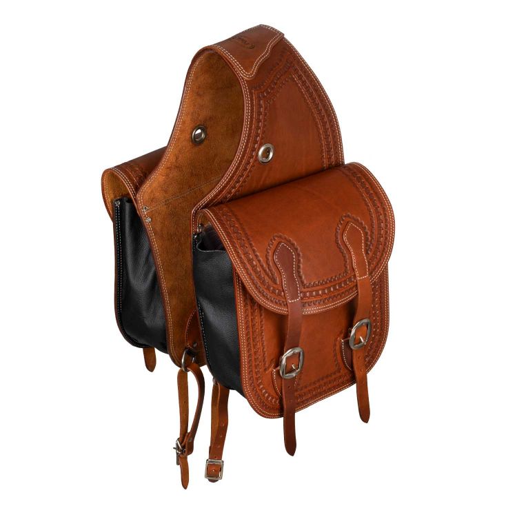 POOL'S SADDLEBAG BORDER STAMP HANDTOOLED