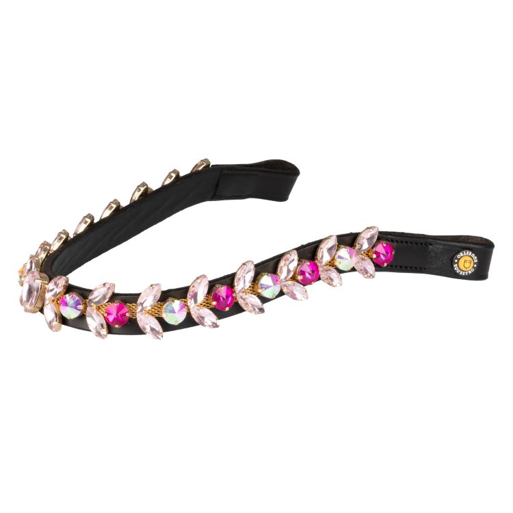 NORTHERN LIGHTS CRYSTAL LEATHER BROWBAND