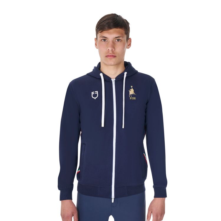Men's fleece hoodie Equestro X FISE