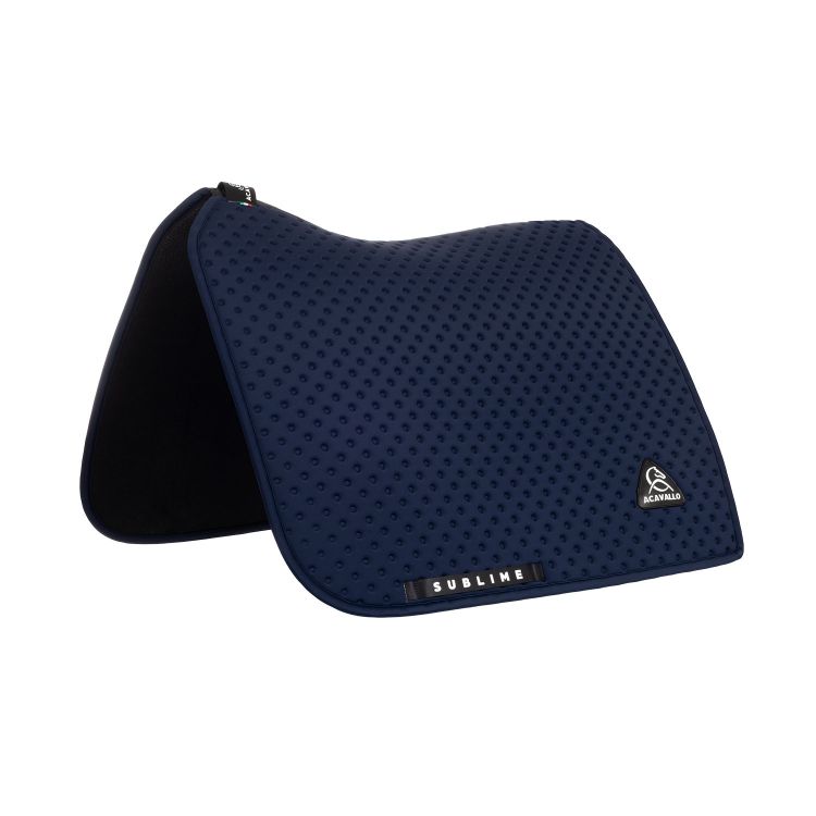 Sublime dotted dressage saddle pad in technical fabric