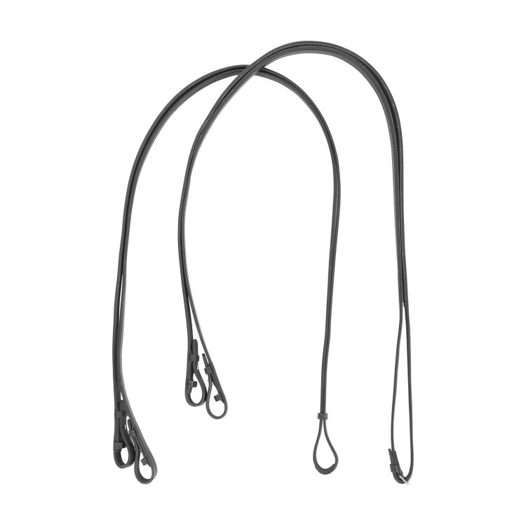 Dressage leather double reins
