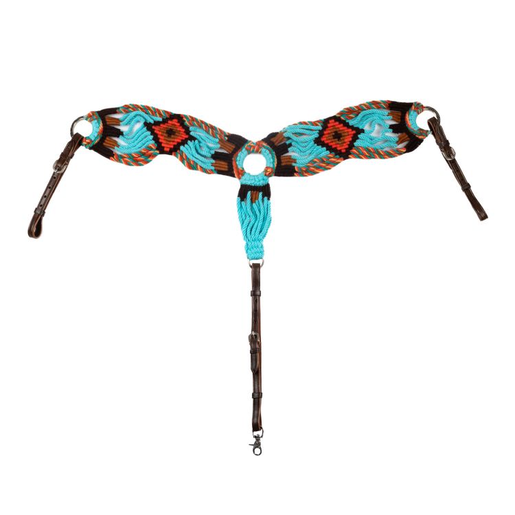 ROPE WAVES WESTERN BREASTCOLLAR