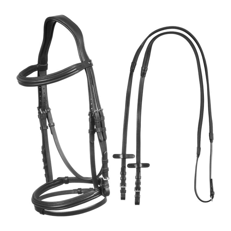 Square Raised Bridle Leather-Sioux