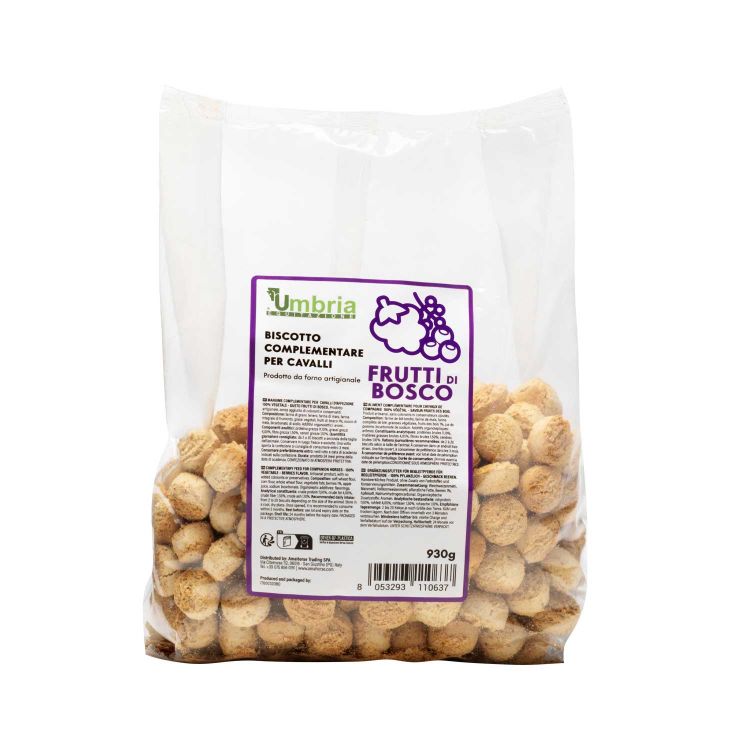 MIXED BERRIES FLAVOURED VEGETABLE BISCUIT FOR HORSES (930 GR)